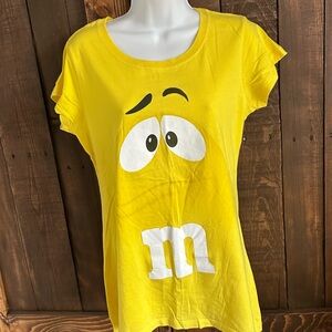 Yellow M&M Graphic T-Shirt